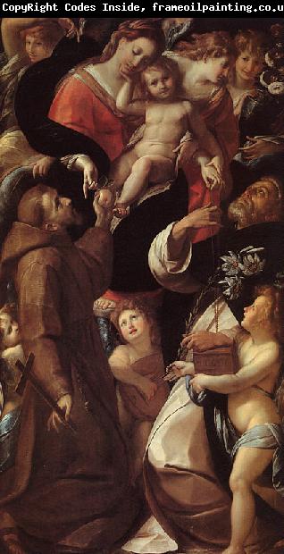 Giulio Cesare Procaccini Madonna and Child with Saints and Angels